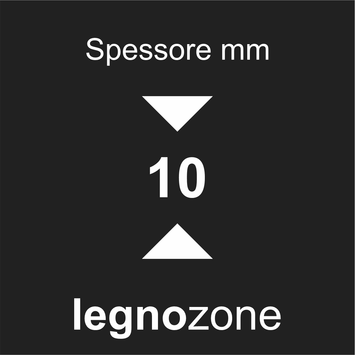 Pannello truciolare spessore mm 10