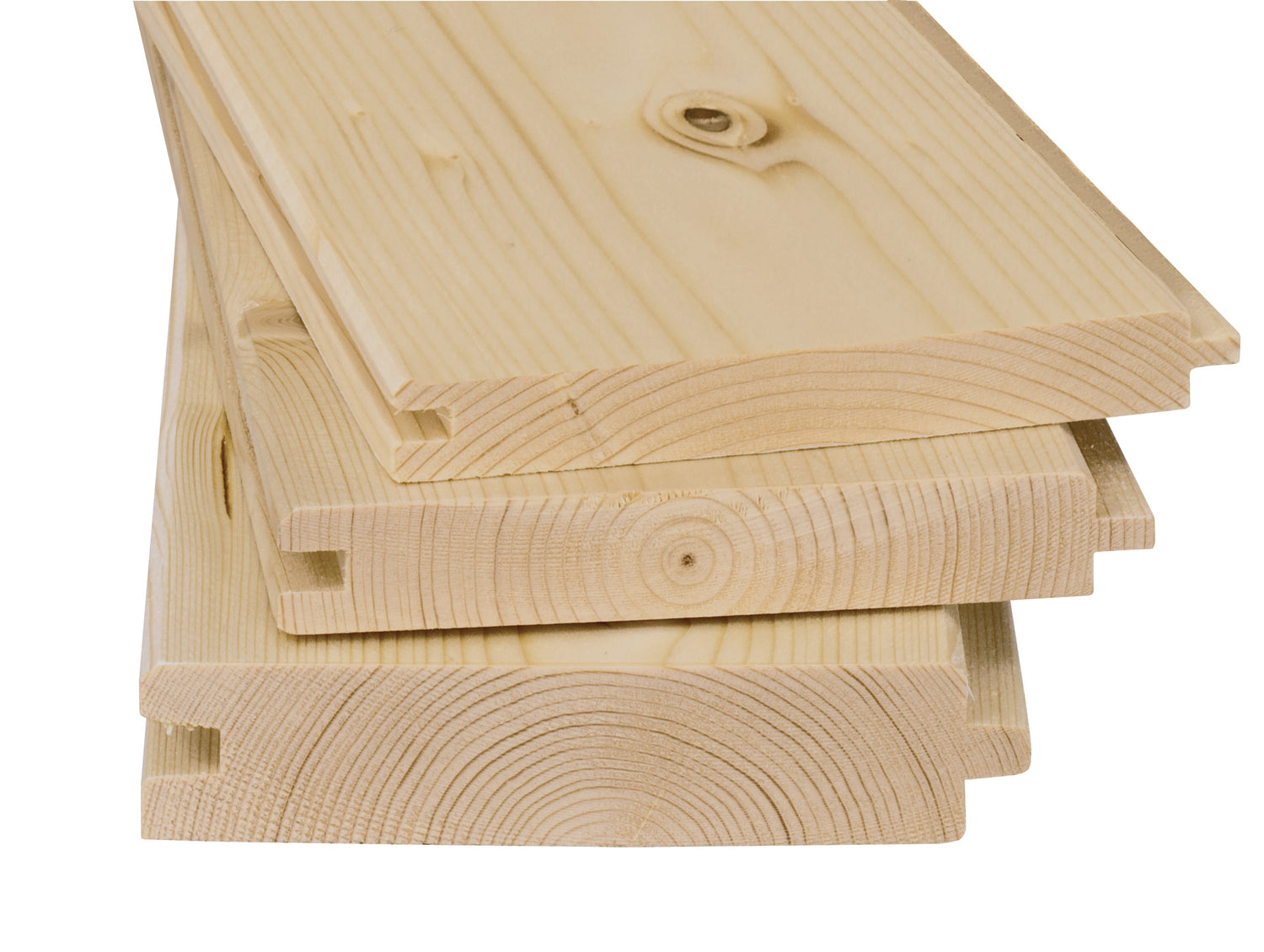 Perline da rivestimento e listoni in abete