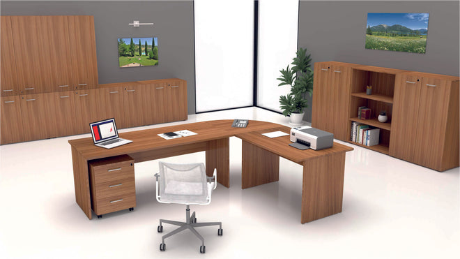 Mobili per ufficio WORK colore noce