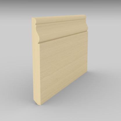 Battiscopa Ducale in legno grezzo