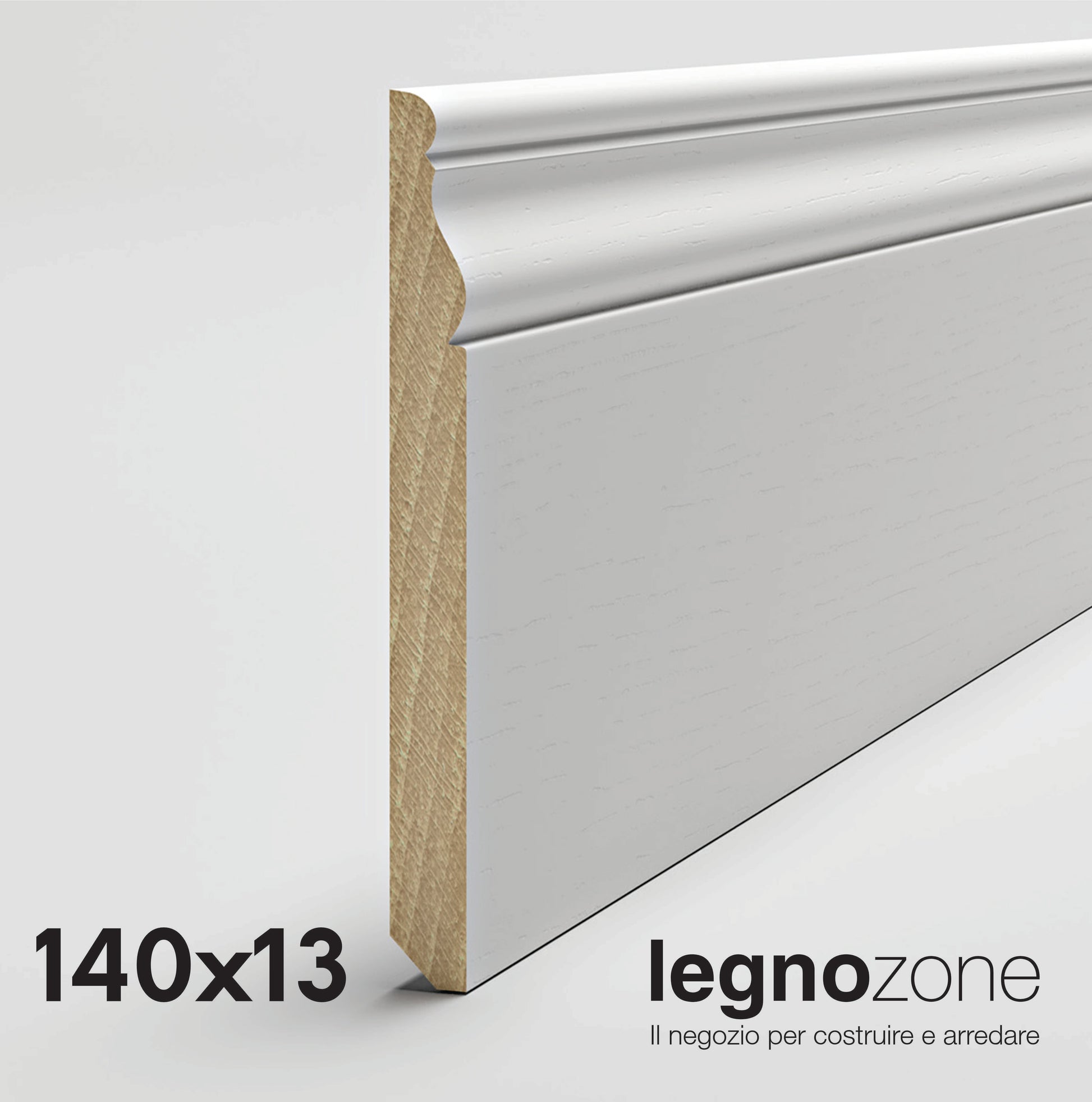 Battiscopa ducale inglese cm 14 140x13