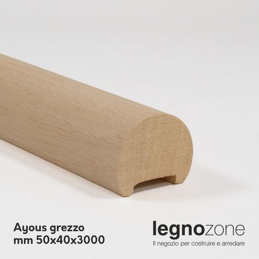 Corrimano tondo in legno