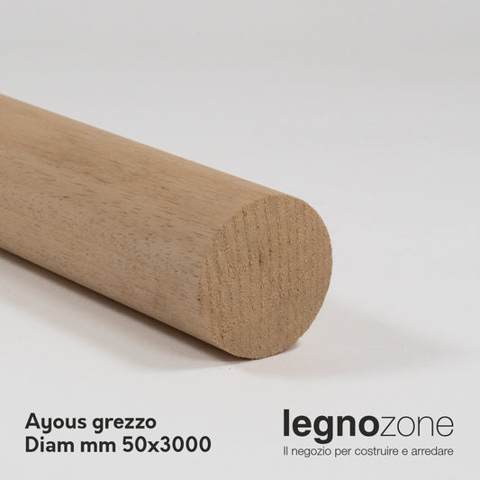 Corriman tondo bastone in legno