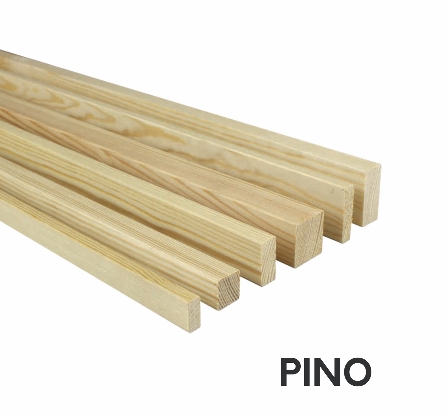 Listelli e morali PINO NORDICO piallato aste cm 210
