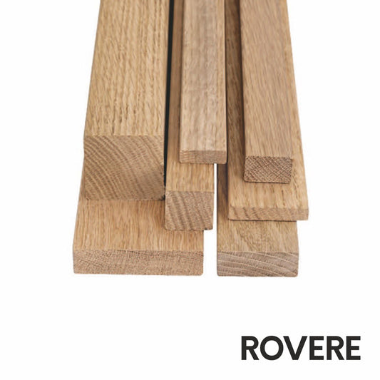 Listelli e morali in rovere