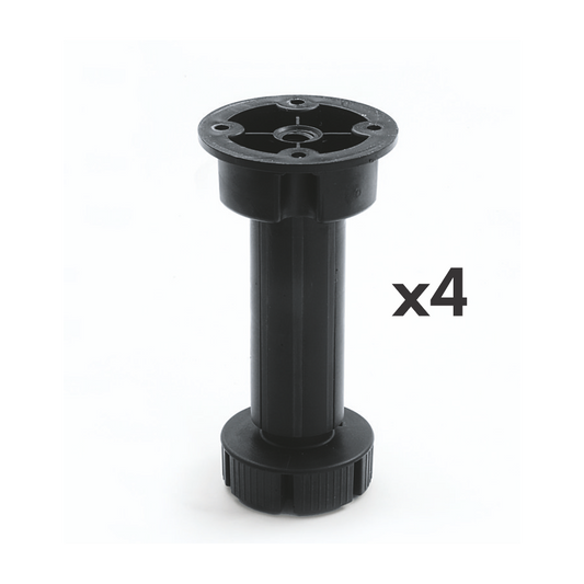 piedini per cucine in anb nero plastica