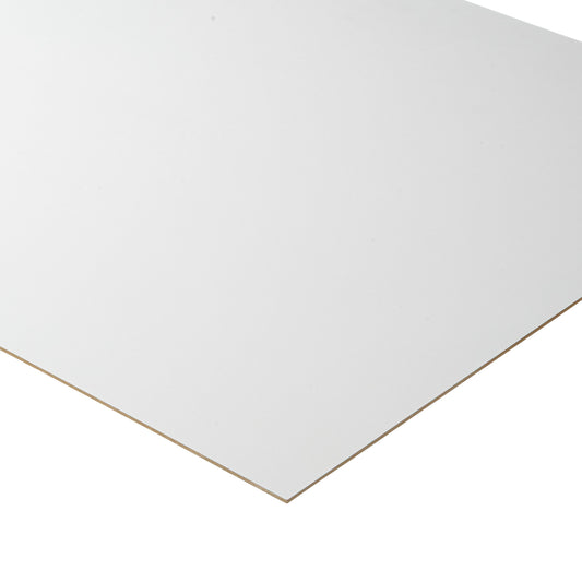 Schiena retro cucina in laminato bianco