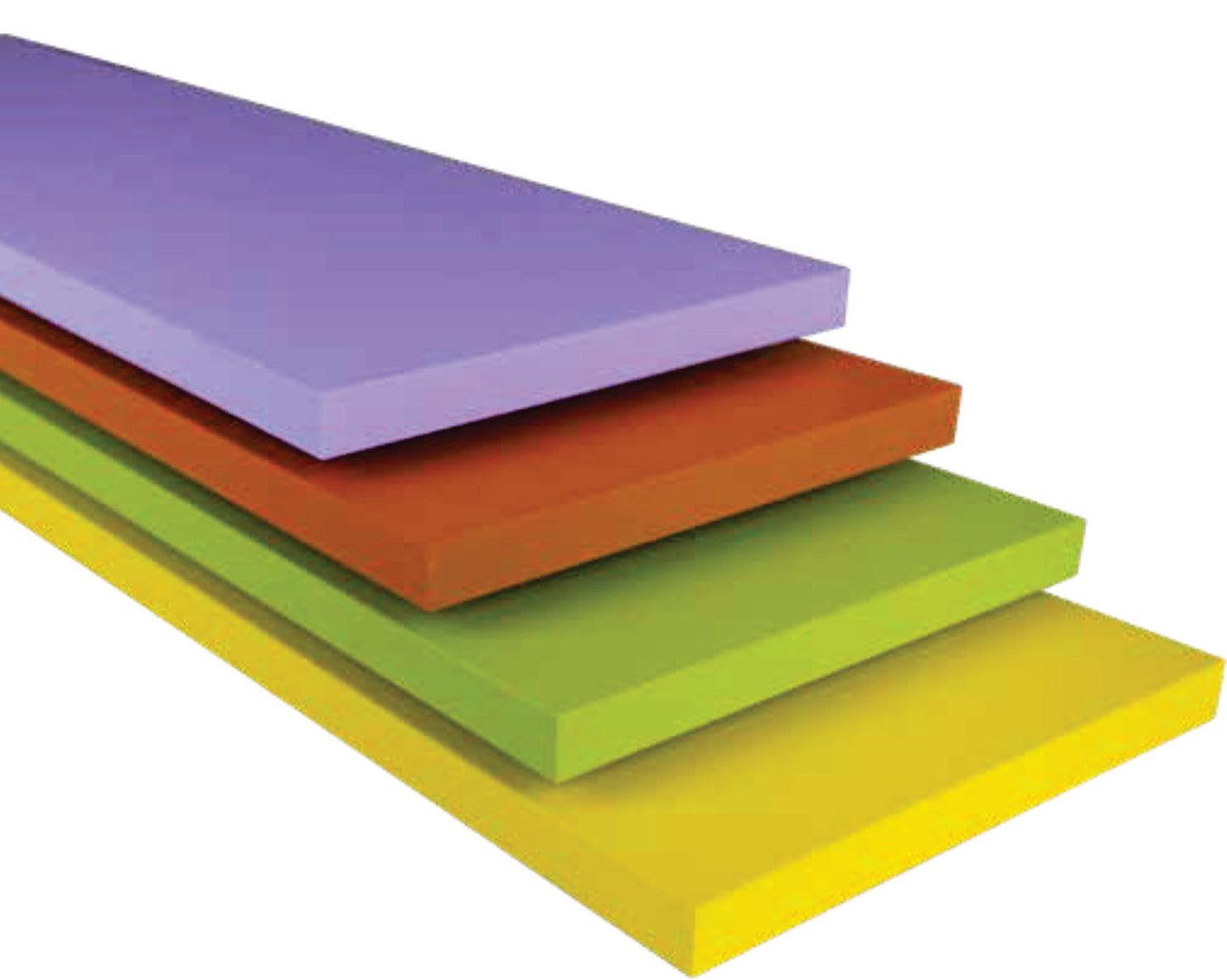 Mensole laccate a colori