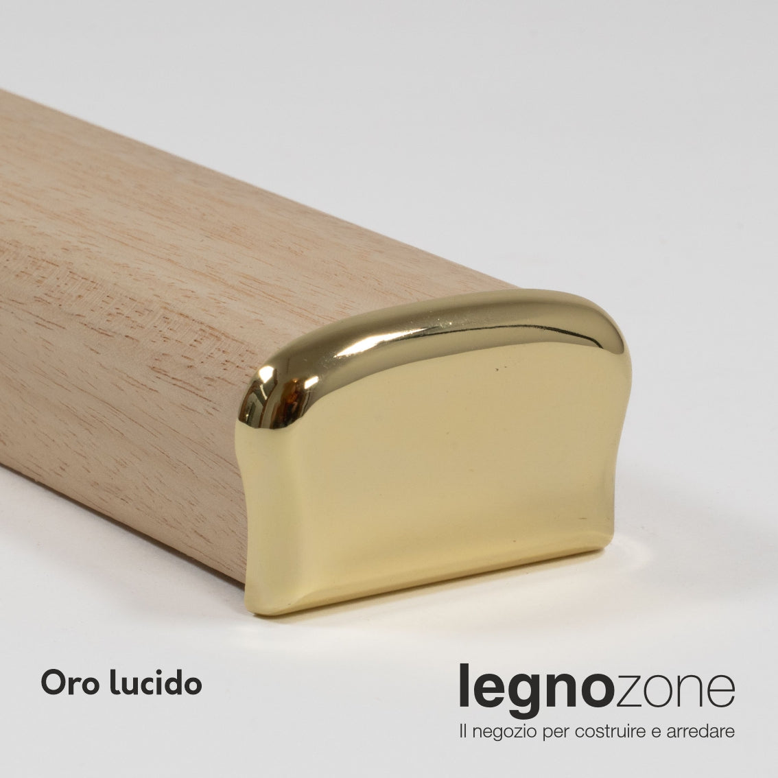 Terminale per corrimano ottone