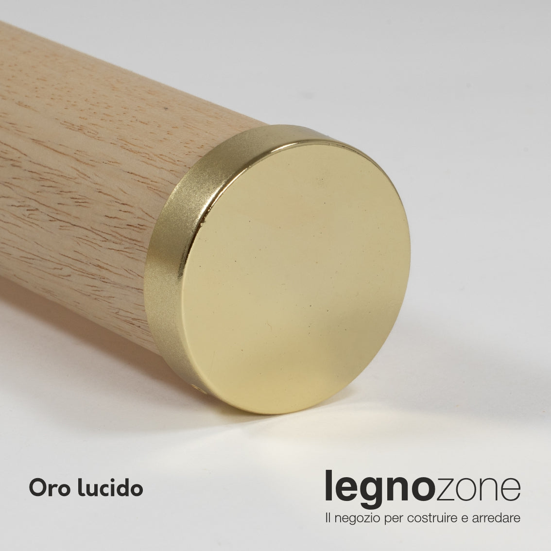 Terminale per corrimano tondo