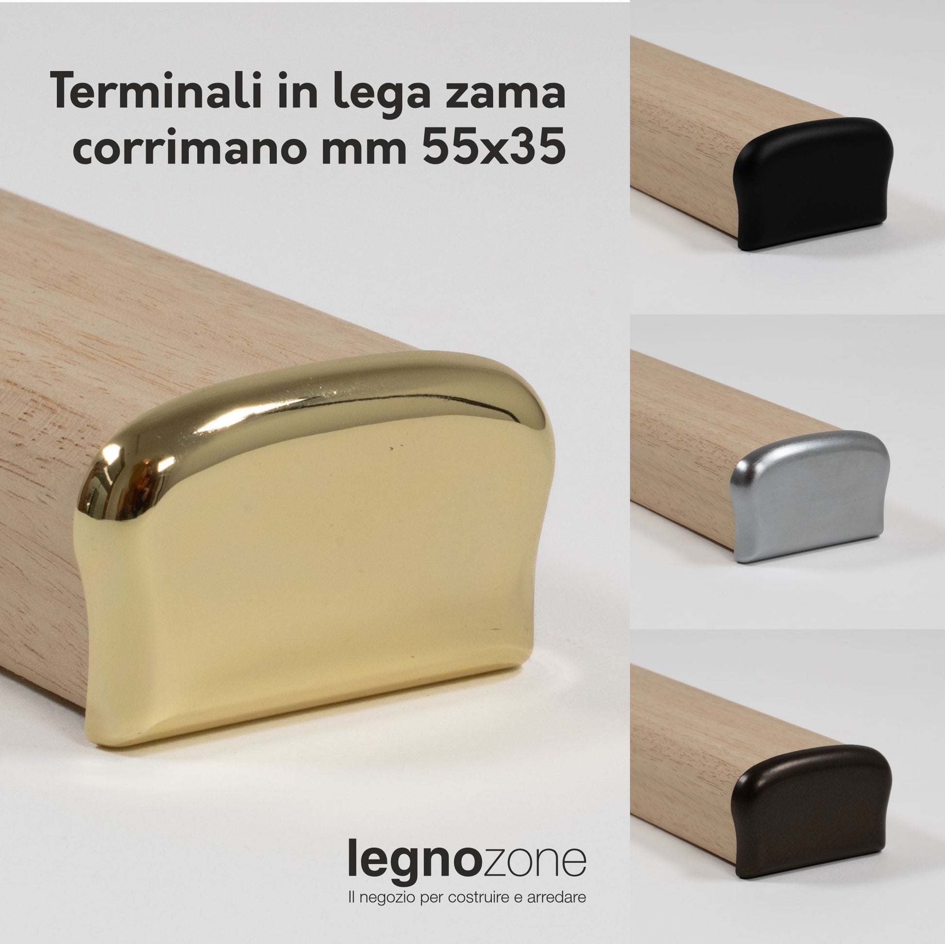 Terminale per corrimano