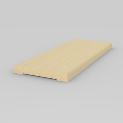 Coprifilo in legno grezzo