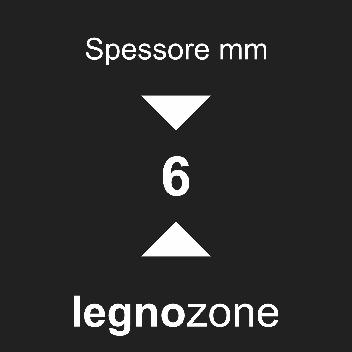 Multistrato di pioppo spessore mm 6