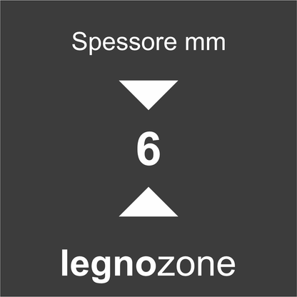 Multistrato di pioppo spessore mm 6
