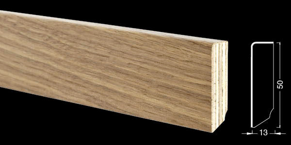 Battiscopa rovere cm 5