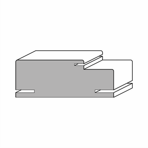 Stipite per porte in noce tanganica